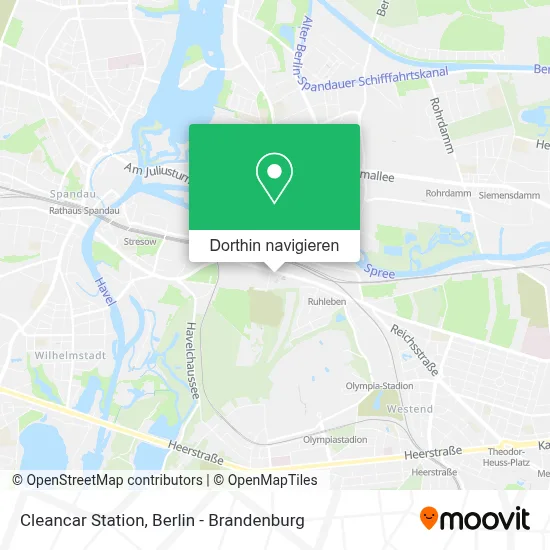 Cleancar Station Karte