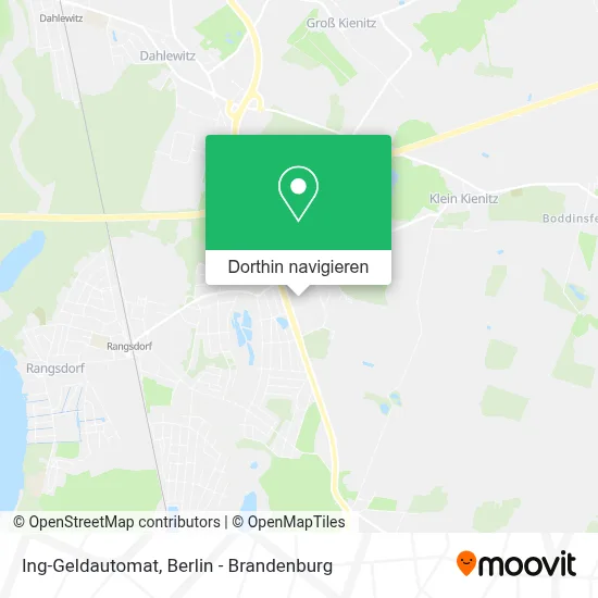 Ing-Geldautomat Karte
