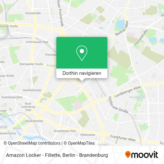 Amazon Locker - Fillette Karte