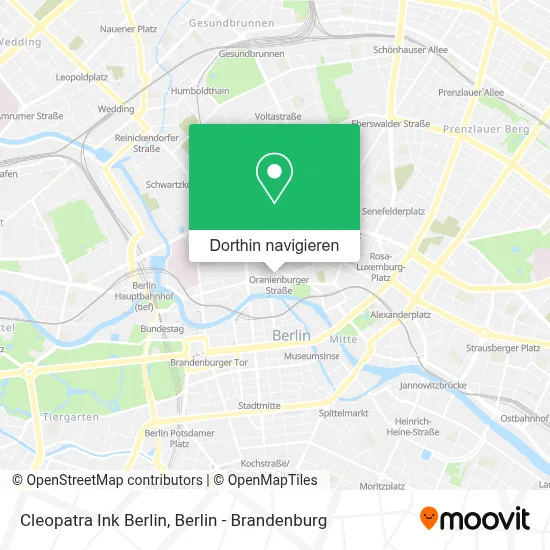 Cleopatra Ink Berlin Karte