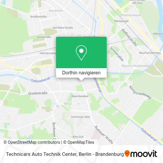Technicars Auto Technik Center Karte