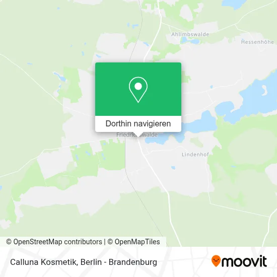 Calluna Kosmetik Karte