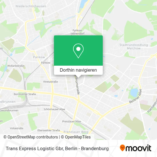 Trans Express Logistic Gbr Karte