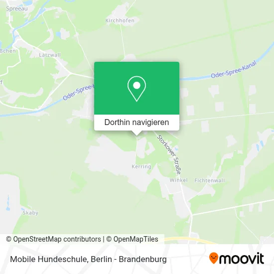 Mobile Hundeschule Karte