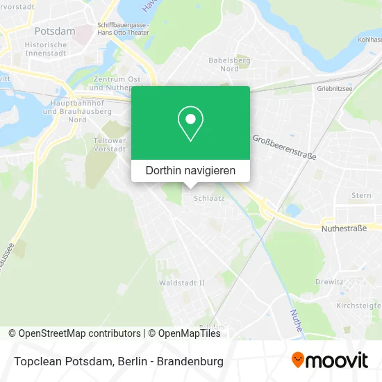 Topclean Potsdam Karte