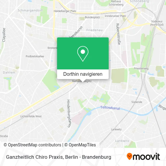 Ganzheitlich Chiro Praxis Karte
