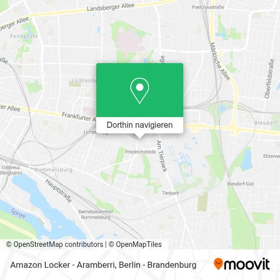 Amazon Locker - Aramberri Karte