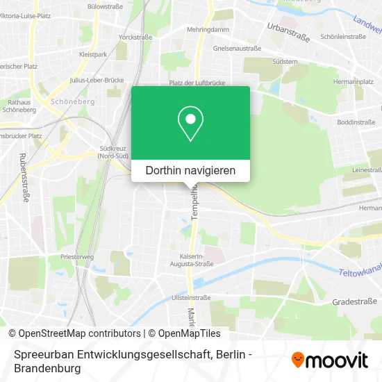 Spreeurban Entwicklungsgesellschaft Karte