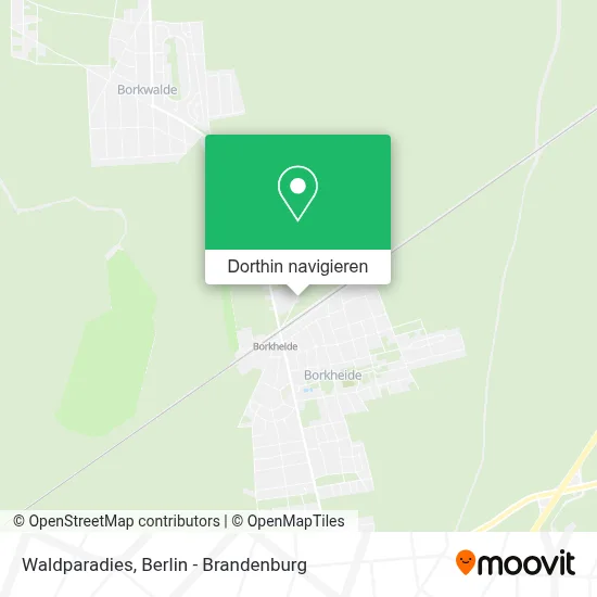 Waldparadies Karte