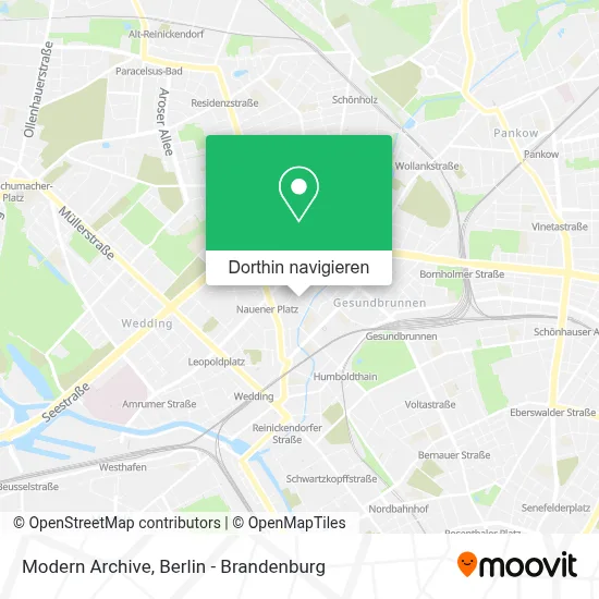Modern Archive Karte