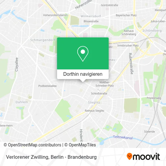 Verlorener Zwilling Karte