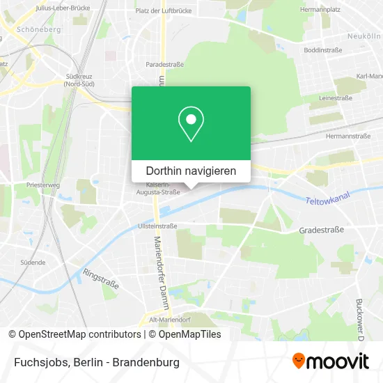 Fuchsjobs Karte