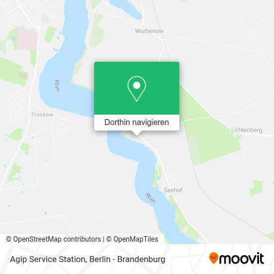 Agip Service Station Karte