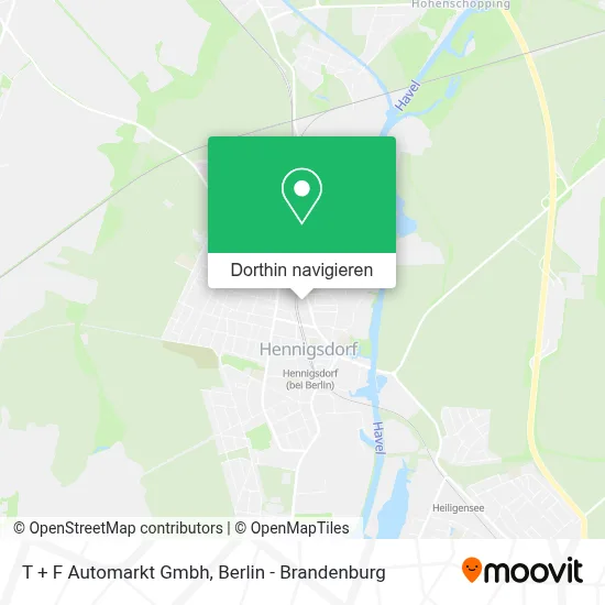 T + F Automarkt Gmbh Karte
