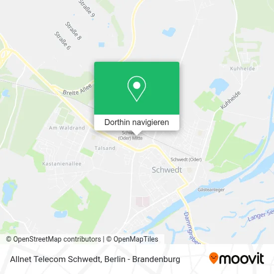 Allnet Telecom Schwedt Karte