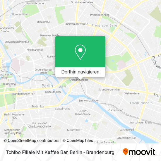 Tchibo Filiale Mit Kaffee Bar Karte