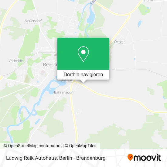 Ludwig Raik Autohaus Karte