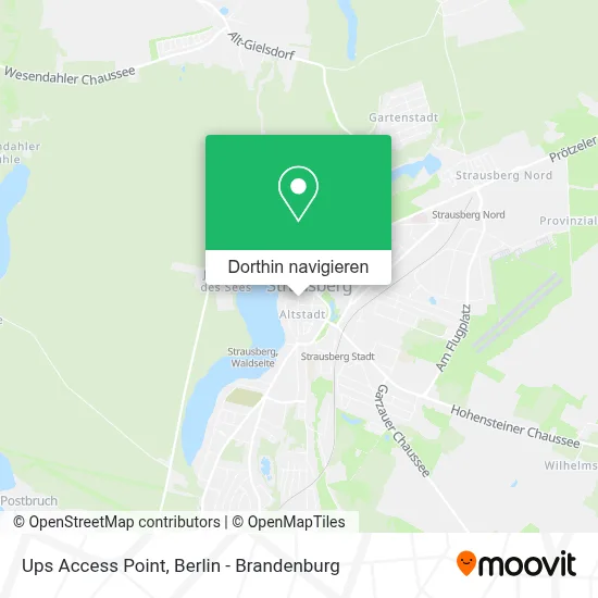 Ups Access Point Karte