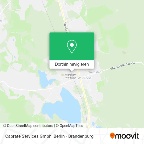 Caprate Services Gmbh Karte