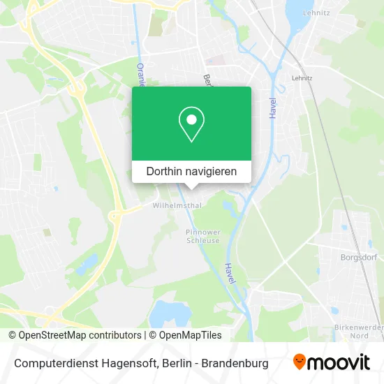 Computerdienst Hagensoft Karte