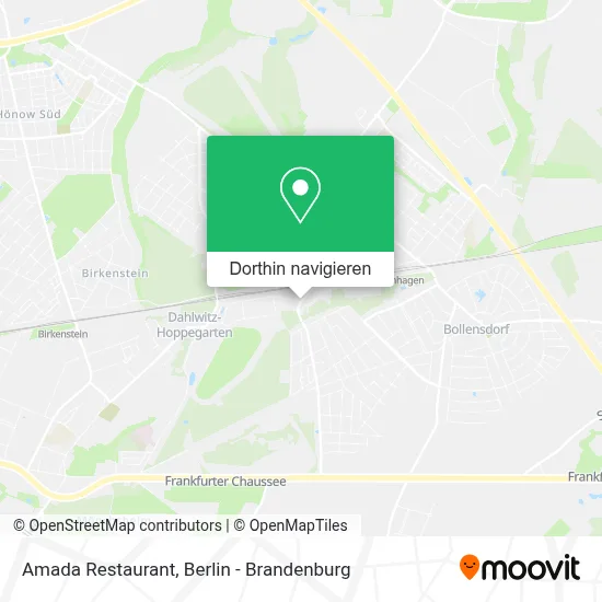 Amada Restaurant Karte