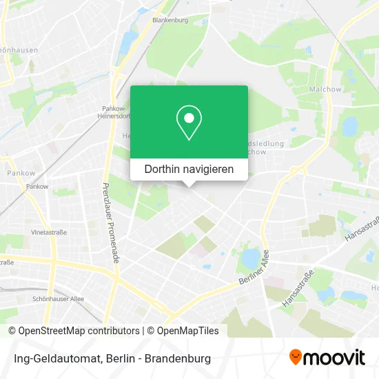 Ing-Geldautomat Karte