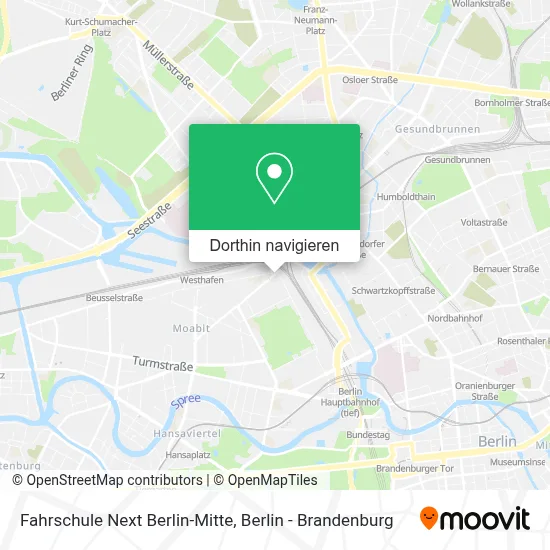 Fahrschule Next Berlin-Mitte Karte