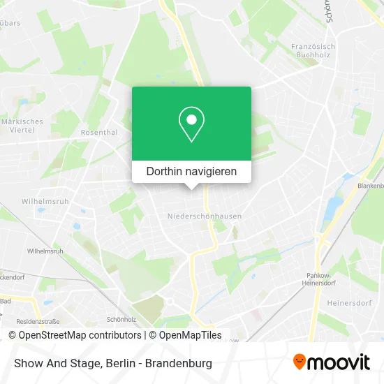 Show And Stage Karte