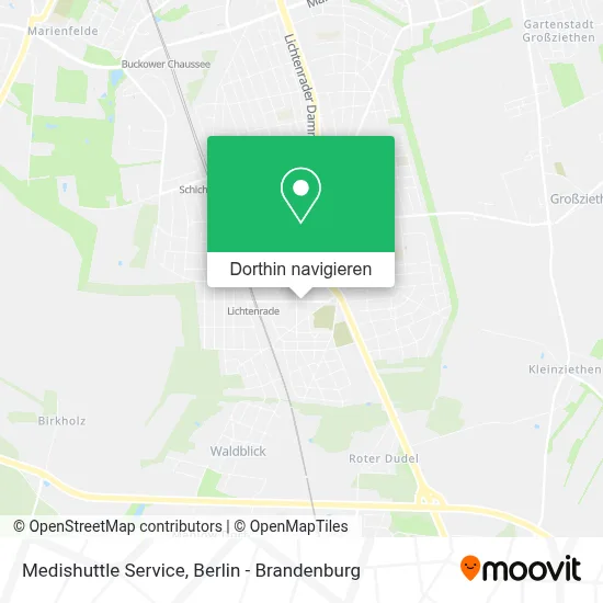 Medishuttle Service Karte