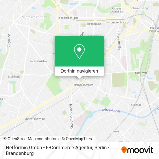 Netformic Gmbh - E-Commerce Agentur Karte