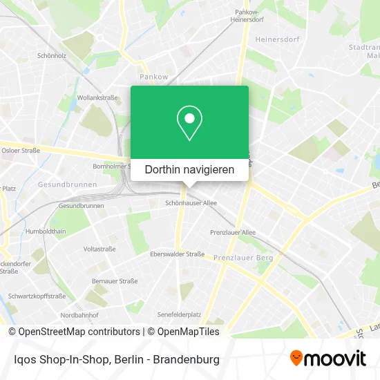 Iqos Shop-In-Shop Karte