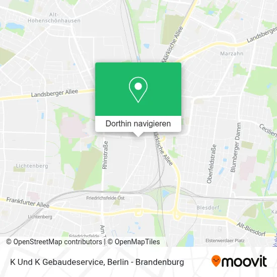 K Und K Gebaudeservice Karte