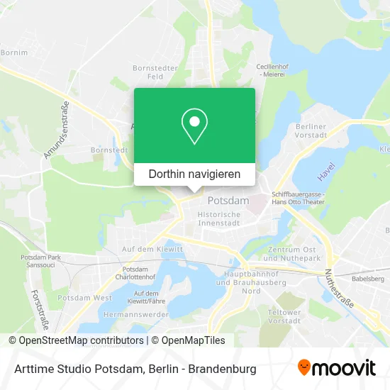 Arttime Studio Potsdam Karte