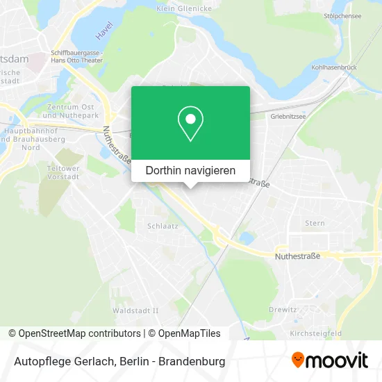 Autopflege Gerlach Karte