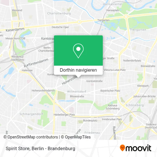 Spirit Store Karte