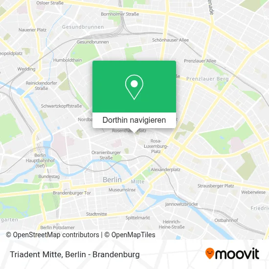 Triadent Mitte Karte