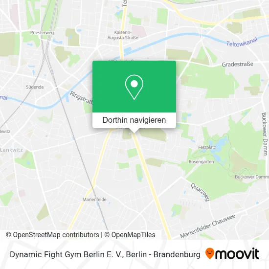 Dynamic Fight Gym Berlin E. V. Karte