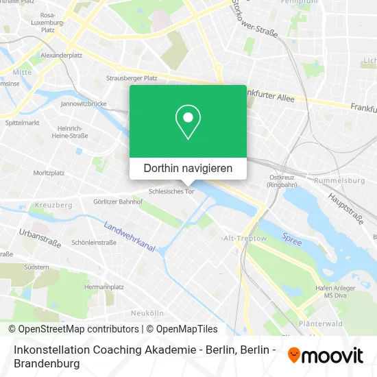 Inkonstellation Coaching Akademie - Berlin Karte