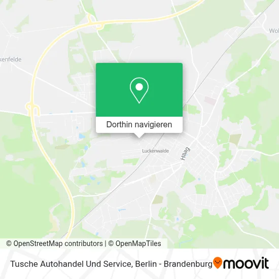 Tusche Autohandel Und Service Karte