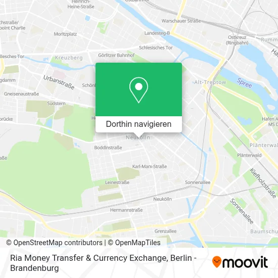 Ria Money Transfer & Currency Exchange Karte