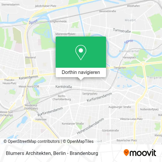 Blumers Architekten Karte
