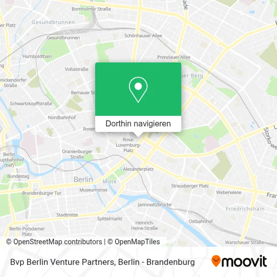 Bvp Berlin Venture Partners Karte