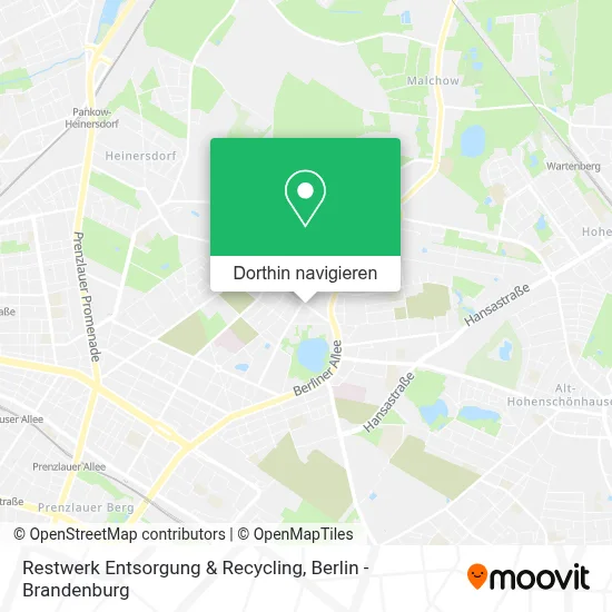 Restwerk Entsorgung & Recycling Karte