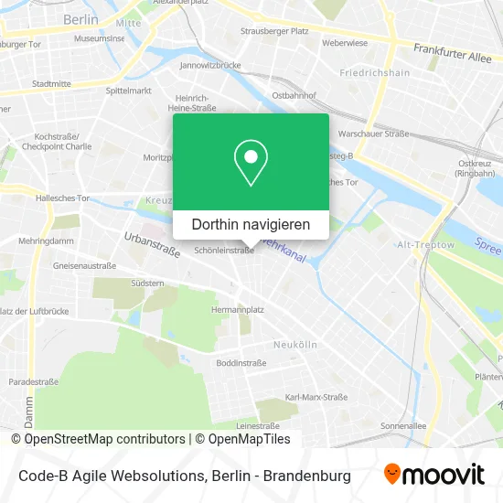 Code-B Agile Websolutions Karte