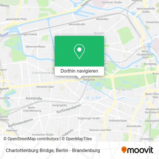 Charlottenburg Bridge Karte