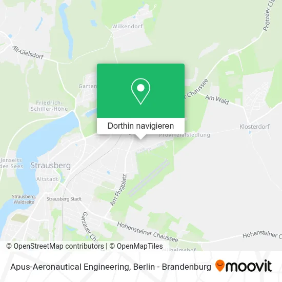 Apus-Aeronautical Engineering Karte