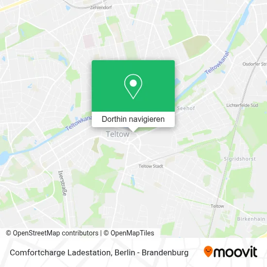 Comfortcharge Ladestation Karte