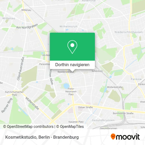 Kosmetikstudio Karte