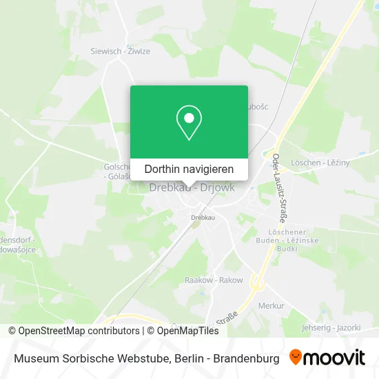 Museum Sorbische Webstube Karte