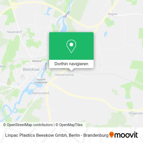 Linpac Plastics Beeskow Gmbh Karte